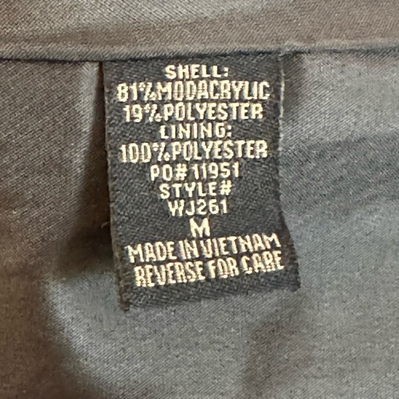 Timing Women's Size Medium Dark Smokey Charcoal Gray Leopard Faux Fur Vest - Picture 8 of 9